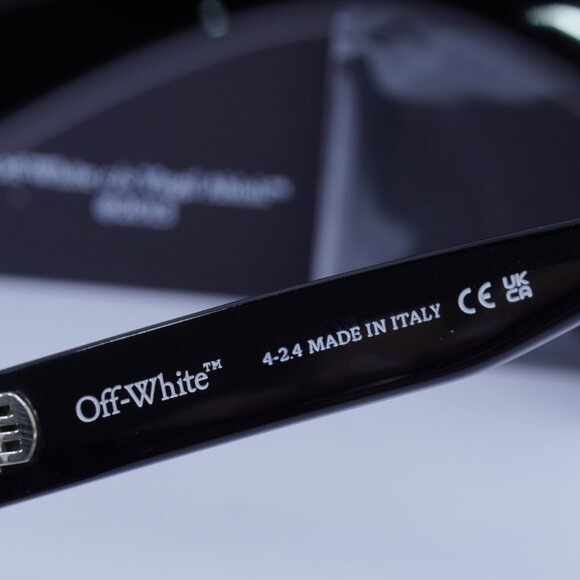 Off-White OERI109 LAWTON 1045 Square Sunglasses – Black/Blue - Picture 8 of 10